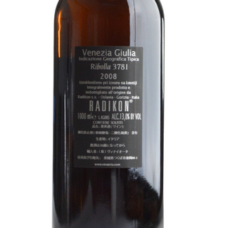 Radikon - Ribolla 3781 2008 1000ml / ラディコン - リボッラ 3781 2008